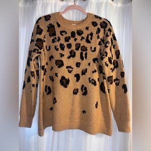 Isabel Tan Cheetah Sweater